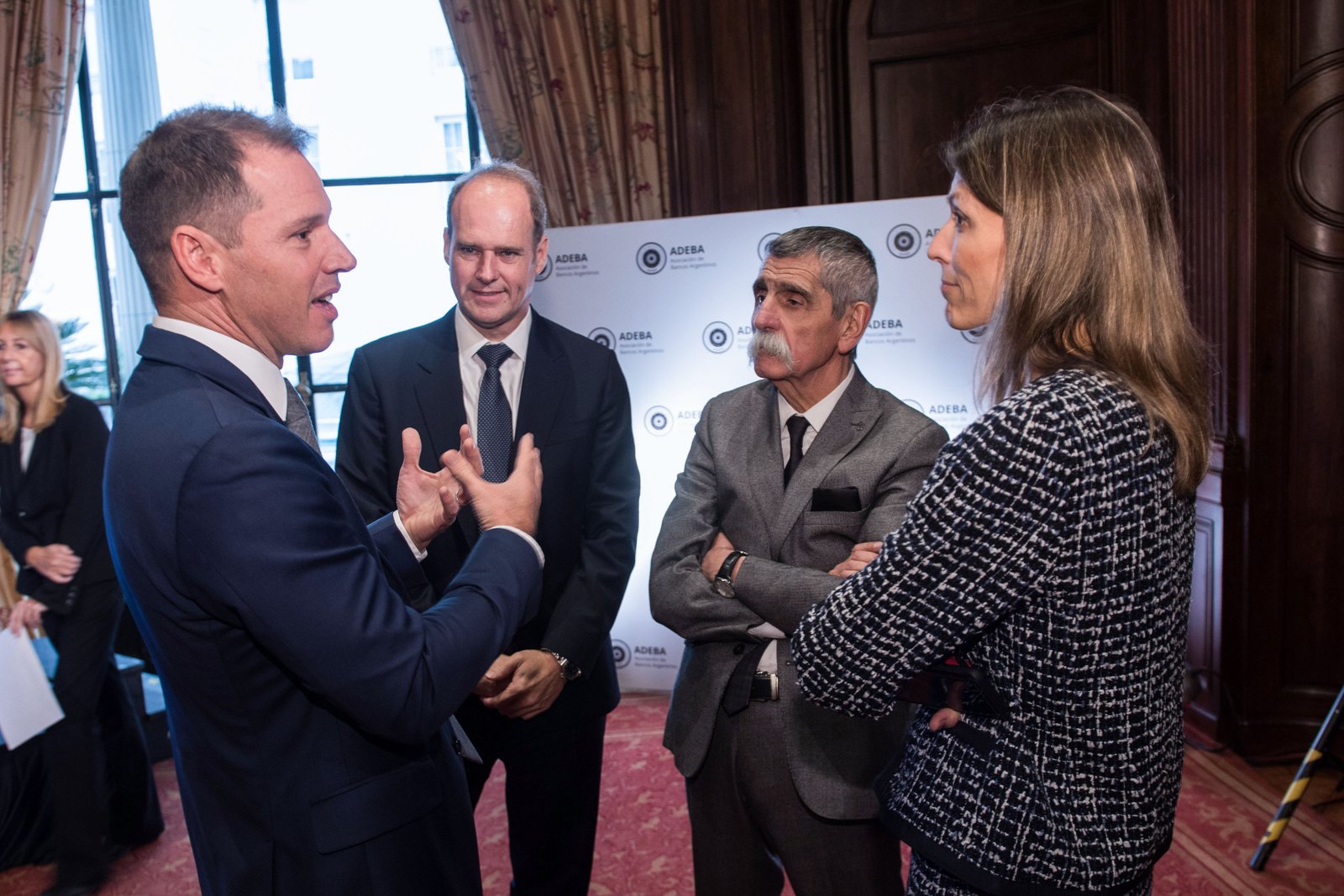 Jorge Brito (h), Javier Bolzico, Roberto Domínguez e Isela Costantini